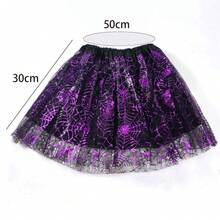1 Set Innovative Top Spider & Bat Costume Outfit, Suitable For Halloween Carnival Masquerade Party Performance, Cosplay Large Event Performance Costume Combination - Multicolor - View 6