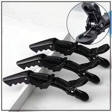 5 /10 Pcs Multifunctional Hair Styling Clips, Divided And Segmented Perimeters For Perming And Coloring, Crocodile Clips, Long-Mouth Clips, Beak-Shaped Clips, Fringe Hair Clips, Hair Accessories. Hair Coloring And Perming Beauty Tools. - Multicolor - View 3