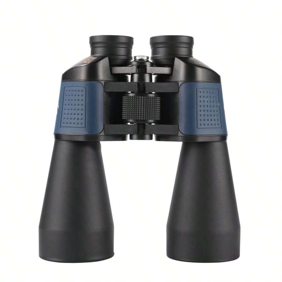 1pc 25X60 High Magnification Large Aperture Binoculars With Built-In Azimuth Compass, Classic Porro Prism Structure, Large Objective Lens Design, Sufficient Light Intake And Wide Field Of View, Suitable For Outdoor Adventure Enthusiasts, Bird Watchers, Sports Event Spectators, Mountain Climbing Explorers, Bird Watching, Sports Events Viewing - Multicolor - View 1