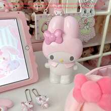 Large Makeup Brush Holder Can Hold 15 Brushes, Printed With Sanrio Hello Kitty And Melody Patterns, Cute Desktop Storage For Girls And Students (Perfect Gift!) - Multi-color - View 8