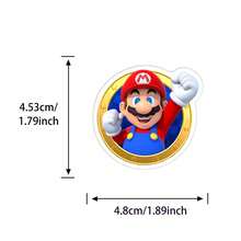 Hasbro 53pcs Cartoon Mario Graffiti Stickers Super Mario Game Stickers Luggage Skateboard DIY Waterproof Stickers - Multicolor - View 6