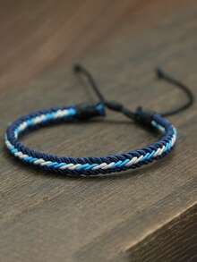 diffone Fashion Handmade Braided Rope Bracelet Minimalist Adjustable Bracelet For Men Armband Jewelry - Men's Woven Bracelet - View 8