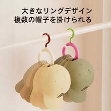 Multi-Functional Strong Adhesive Hooks, Drill-Free Clothing & Hat Hooks, Seamless Storage Hooks For Dormitory Underwear, Belts, Bags, Scarves & Hats - Circle Hook Green Pink - View 4