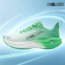 ONEMIX 時尚運動休閒慢跑鞋,舒適吸震、低筒厚底、防滑耐磨 - 翠林綠 - 查看 3