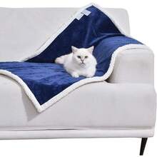 Pet Blanket, Waterproof Washable Chenille Lamb Fleece Blanket For Cats, Soft Plush Double-Sided Reversible Protective Pad, Suitable For Bed/Sofa/Car/Couch - 71*100cm - View 7