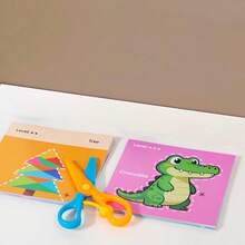 1 Set Animal Theme Paper Cutting Cards, Develop Hand-Eye Coordination, Focus On English Language Enlightenment, Parent-Child Interactive Educational Material - Multicolor - View 13