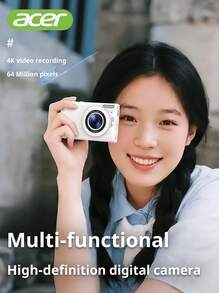 Acer C1 Student ID Card Digital Camera | HD High-Resolution Photography | Built-In Music Player | Portable Beginner Camera | Perfect Student Gift - View 3