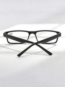 1 Pair Unisex Fashion Square Lightweight Reading Glasses, Comfortable Non-Slip Design & Ergonomic Lightweight Design, Suitable For Reading, Driving, Fishing And Daily Wear - Multicolor - View 3