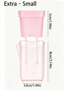 Small Pink Self-Watering Planter , Suitable For Indoor Plants, Transparent Seedling Cups, Tissue Culture Acclimatization Kit - Multicolor - View 5