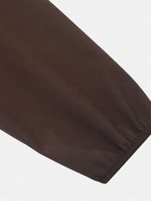 Puma Men's ESSENTIALS Woven Jacket - Dark Chocolate Hooded Jacket 63937933 - Brown - View 6