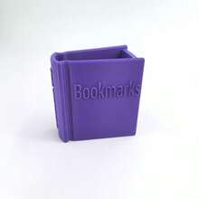 1 buah Pembatas Buku & Pengatur Meja Cetak 3D, Pembatas Buku Berbentuk Buku Klasik, Cocok untuk Hadiah Natal, Ulang Tahun, Guru, Bahan Plastik yang Dicat Semprot dengan Rak Penyimpanan, Dapat Digunakan untuk Dekorasi Meja Belajar, Dekorasi Kantor, dan Pajangan Buku - MultiWarna - View 10