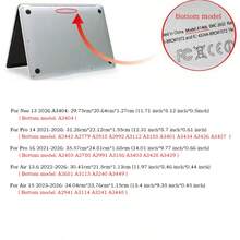 Stand Cover For MacBook Air 13 M5 2026 Hard Shell Compatible With M2 M3 M4 Air 13 Model A2681 A3113 A3240 A3449, Fabric Plastic Protective Cover With Bracket Bottom Shell For MacBook Pro 14,Air 15, Pro 16.2, Neo 13 A18 Pro A3404 - View 2