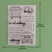 Clear Silicone Stamp, Multilingual Text Pattern Rubber Seal For Card Making Scrapbooking DIY Journal Craft Decor Clear Stamp - ZM-1 - View 33