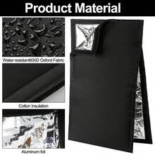 1pc Outdoor Faucet Anti-Freeze Protective Cover, Hook & Loop, Frost & Ice Protection Sleeve, Suitable For Long Pipes - Multiple Styles - View 7