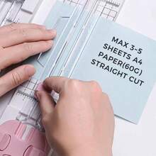 Multifunctional Paper Trimmer, Straight, Wavy, Perforated And Creased, For A4/Photo/Card, For Daily Crafting And Office Use - Multicolor - View 4
