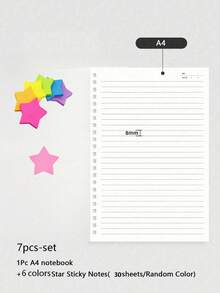 Set Buku Catatan Spiral Logam dengan Sampul PP 1/2/3/4/7 pcs, 80-160 Halaman, Ukuran A6/A5/B5/A4, Halaman Dalam Bergaris/Polos, Desain Minimalis, Portabel & Tahan Air, Cocok untuk Pelajar & Profesional Bisnis Musim Kembali ke Sekolah Perlengkapan Belajar & Kantor, Buku Catatan Bersih & Rapi dengan Tali Terintegrasi, Sampul DIY dan Stiker Kartun (Halaman Dalam Bergaris/Polos) - Krem - View 27