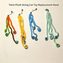 Pet Toy, Cat Toy, Self-Entertainment Boredom Relief Interactive Training Cat Teaser Wand With Replaceable Heads, Twisted Spiral Design, Cats Love It More - View 11