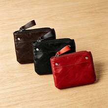 2026 New European & American Retro Short Wallet, Unisex Portable Card & Coin Purse - Multicolor - View 2
