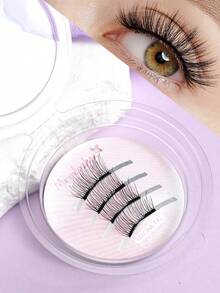 Magnetic Glue-Free Design, Quick Application, Comes With Storage Box, Easy For Beginners, Enlarges Eyes For A Lively Look - View 5