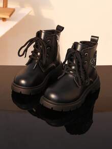 Children's Boots New Style Single Lining Non-Slip Casual - Black - View 6
