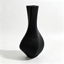 Aesthetic Twisted Vase, Modern Sculptural Flower Holder, Suitable For Dried Flowers And Branches, Elegant Textured Home & Office Decor, Minimalist Desktop Centerpiece - Vase - View 8