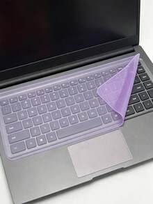Ultra-Thin Keyboard Protector Film And Keyboard Cleaning Brush, Effectively Protecting Keyboard, Suitable For 15 To 17.0-Inch Laptops. Transparent, Purple, Yellow, Pink, And Blue Multi-Colors Available, Washable And Reusable - Multicolor - View 4
