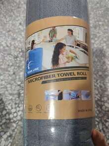 50 lembar/gulungan kain pembersih yang dapat digunakan kembali, gulungan handuk mikrofiber untuk dapur rumah, kain lap piring, alternatif tisu dapur. - A - View 8
