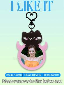 Baby-Monster Keychain, I Like It Keychain, MONSTIEZ Merch Goods, AHYEON, RORA, RUKA, CHIQUITA, ASA, PHARITA, Double-Sided Laminated Cartoon Keychain, Bag Pendant, Car Pendant, Birthday Gift, Party Favor - A - View 4
