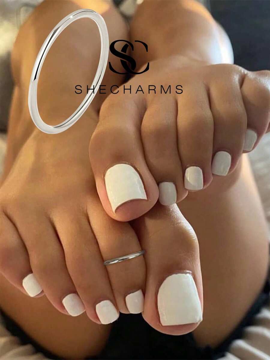 1pc Minimalist Toe Ring, Elegant Jewelry Gift For Women - Aperture - View 1