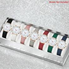 Minimalist Women's Quartz Watch, Elegant & Personalized Suitable For Students, Digital Dial Watch With Comfortable PU Strap, Perfect For Wedding Gift, Bridesmaid Gift, Mother's Day Gift, And Daily Wear, Packaging Box Not Included - Multicolor - View 5