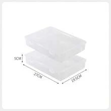 1pc/2pcs Desktop Dustproof Document Storage Box, A4 File Organizer, Suitable For Storing Household Registration Books, Important Certificates, Moisture-Proof Document Bags - Clear - View 8