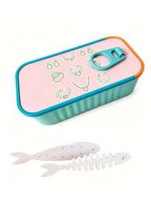 Cute Aesthetic Jewelry Stickers Mini Jewelry Storage Box, With Fishbone Divider And Snap Seal, Portable Jewelry Box For Earrings, Rings, Necklaces, Suitable For Commuting, Short Trips, Desktop Vanity, Ideal For Jewelry Lovers, Portable Earring Box, Mini Jewelry Organizer, Portable Ring Storage Box, Cartoon Jewelry Box, Travel Small Jewelry Storage Box - Multicolor - View 12