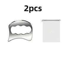 Stainless Steel Gua Sha Massage Tool - Muscle Scraper - Soft Tissue Mobilization, Large Gua Sha Massager, Suitable For Back, Legs, Arms, Body Massager, Lymphatic Massage Roller - Multicolor - View 13