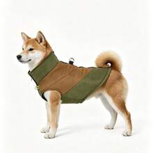Medium Dog Warm Jacket Coat, Dog Clothing Vest, Dog High Collar Vest - Multicolor - View 7