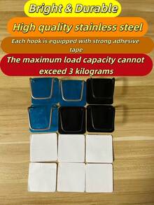 1pc/2pcs/4pcs Stainless Steel Sink Sponge Holder, Strong Self-Adhesive Drainage Rack, Kitchen Sink Drainage Rack, Cleaning Sponge Holder Hook, Lambda Festival, Kitchen Essentials, Kitchen Accessories, Bathroom Accessories, Durable Fashion Bathroom Accessories, Kitchen Accessories - Multicolor - View 11