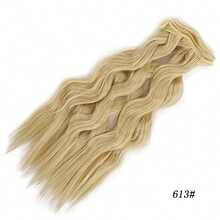 A 10-Inch Long DIY Hair Cap For BJD Doll With Fringe And Raw Headband For BJD Hair Curtain - Multicolor - View 12