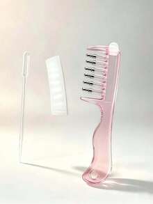 Transparent Comb For Applying Hair Oil To Scalp, Featuring Visible Liquid Container And Rotating Metal Teeth Head For Even Distribution, Suitable For Hair And Beard Care, Unisex, Allows Essential Oil Massage Without Hand Operation - Multicolor - View 10