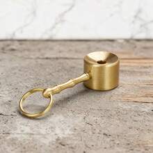 Vintage Brass Bird Whistle, Crisp Bird Call Sound, Portable, Exquisite & Compact, Outdoor Camping Gift - 1pc Training Hoop - View 5