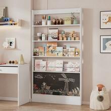 Desk + Bookshelf Set, Kids' Furniture, Office Furniture, 2-Piece Desk-Bookshelf Set, White Set - White - View 3