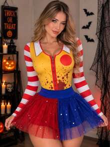 Cosplay Clothing - Red and Blue - View 6