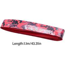 Camouflage Tennis Racket Overgrip Anti-Skid Sweat Tape Absorbed Wrap Badminton Racquet OverGrip Fishing Skidproof Sweatband Grip Soft Multicolor Badminton Racket Grip Tape Anti-Slip Band Sweat Absorbed Racquet Overgrips Anti-Skid Baseball Sweatband - Multicolor - View 2