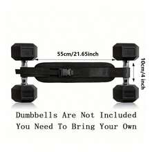 MEIYIXING Adjustable Padded Hip Thrust Belt, Non‑Slip Dumbbell Hip Bridge Weight Strap, Comfort Waist Protector For Glute Exercise, Hip Thrust Training Accessory For Home & Gym Fitness - Multicolor - View 5