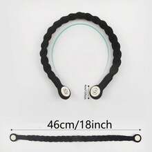 10pcs Metal Curtain Rings With Clips + 2pcs Magnetic Twist Rope Curtain Tiebacks, Suitable For Bedroom, Living Room Curtains, Home Decor Curtain Accessories - Multicolor - View 4