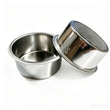 1pc Keranjang Filter Stainless Steel untuk Mesin Espresso Semi-Otomatis Single/Double Shot Portafilter Bottomless Handle Filter Screen 51mm/58mm Presisi Tinggi Gagang Mesin Kopi Wadah Bubuk - MultiWarna - View 21