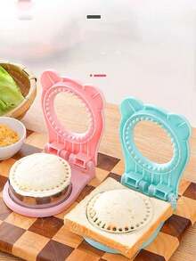 Full Hand Guard Round Sandwich Cutter Sealing Pocket Sandwich Mold DIY Sandwich Baking Tool Spring Assisted Sandwich Cutter 1pc - View 6