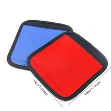 1pc Personalized Custom Luggage Handle Cover, Customizable Text/Name, Wear-Resistant Carrying Handle Sleeve, Travel Suitcase Grip Anti-Slip Anti-Scratch Protective Cover, Multiple Colors Available Replacement Accessory - Multicolor - View 2