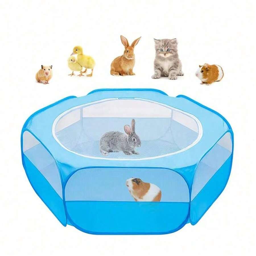 Small Animal Cages & Pens - Blue - View 1