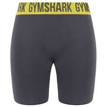 Gymshark Seamless Womens Grey Cycling Shorts - Dark Grey - View 1