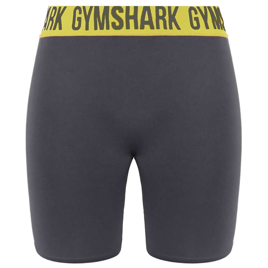 Gymshark Seamless Womens Grey Cycling Shorts - Dark Grey - View 1