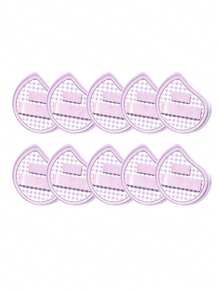 2/6/8/10 Pcs Candy‑Style Plaid Makeup Puffs Set, Individually Wrapped Portable Soft Powder Puff, Wet & Dry Dual‑Use, Pastel Color Cosmetic Sponge For Foundation Concealer Travel Makeup Tool,Gift, Affordable Nice Items, Room Decor, Christmas Gifts - Multicolor - View 14